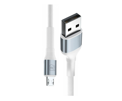Kabel 3mk Hyper Cable N-SERIES A to Micro 1m QC 3.0 5V/2.4A 12W White